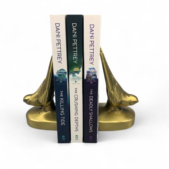 Coastal Guardians Book Lot Killing Tide Crushing Depths Deadly Shallows Pettrey - Picture 2 of 8